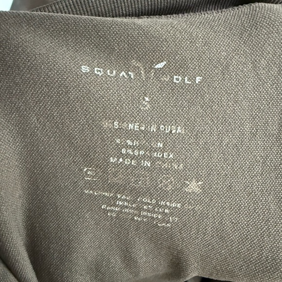 Squat Wolf Seamless Beige Leggings sz: Small - Picture 5 of 8